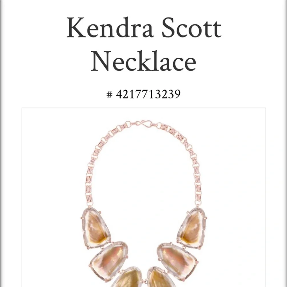 Kendra Scott Harlow statement Necklace - Picture 1 of 9